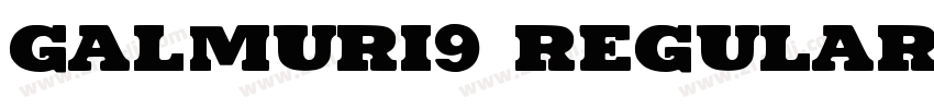 Galmuri9 Regular字体转换